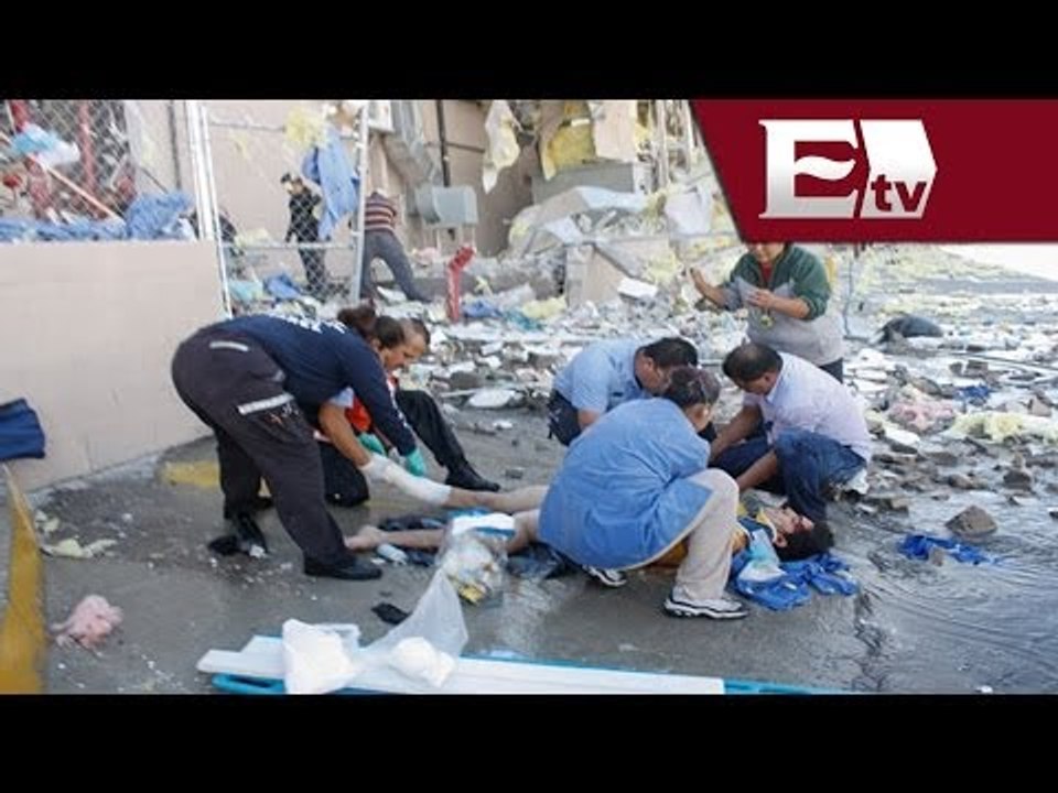 Activan plan DN-III por explosión en maquilador...