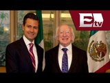 Peña Nieto firma acuerdos con el Presidente de Irlanda, Michael D. Higgins