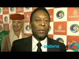 Pelé es criticado por los brasileños al no apoyar las protestas masivas en la Confederaciones