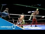 Hombre Bala Jr., Super Halcón Jr., y Soberano vs. Nosferatu, Hijo del Signo y Nitro 06/07/13