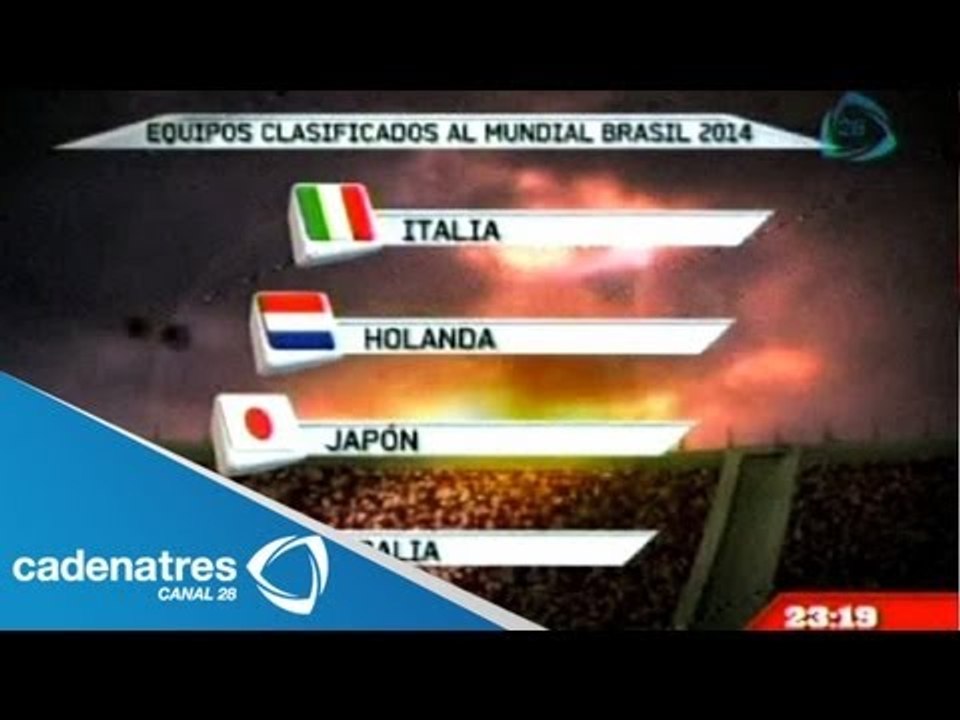 Ya son 10 invitados al Mundial de Brasil 2014; Italia y Holanda, los primeros europeos