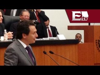 Pedro Joaquín Coldewll comparece ante el Senado / Nacional, con Mario Carbonell