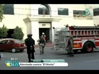 Atacan oficinas de un periódico en Nuevo León