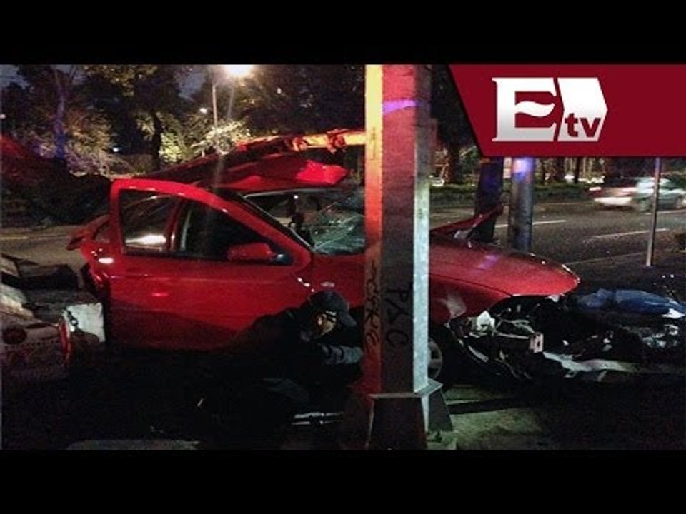 Hombre choca y muere en Insurgentes Norte; menor de 11 años resulta herido / Vianey Esquinca