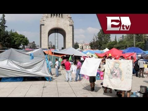 CNTE analiza retiro del plantón en el Monumento a la Revolución / Jazmín Jalil