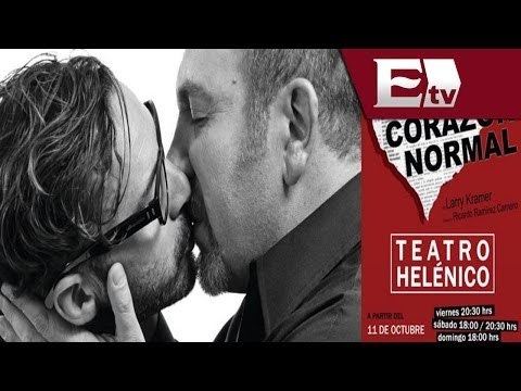 Elenco de la obra Un corazón normal visita Excélsior TV / Función con Juan Carlos Cuellar