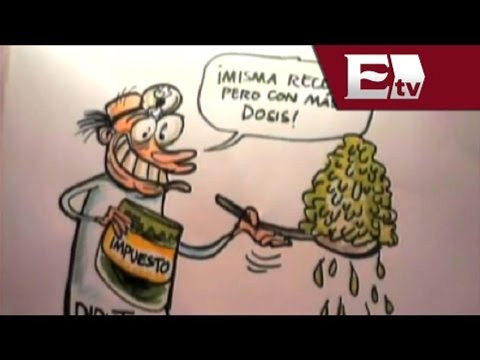 Aprobación de la Miscelánea Fiscal, opinión de La mano negra del Cartún Pérez / Vianey Esquinca