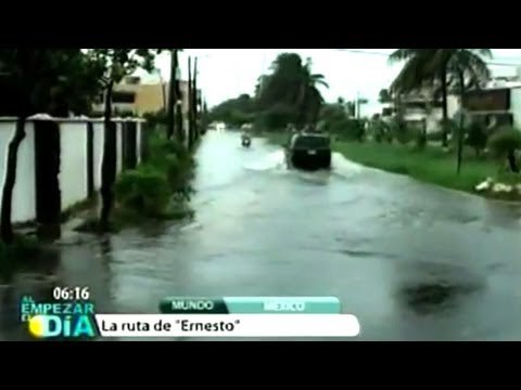 Tormenta 'Ernesto' afecta a varios estados de México
