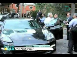 Senador priista desconoce austeridad y presume Porsche de lujo