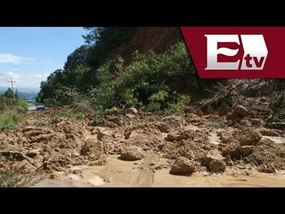 Cierran autopista Chamapa-Lecheria por deslave / Titulares de la noche con Pascal Beltrán