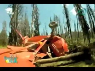 Graba tripulante la caída de la avioneta en la que viajaba