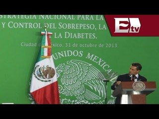 Peña Nieto presenta Estrategia Nacional para control de obesidad /  Mariana H