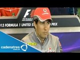 Checo Pérez confirma su salida de McLaren; espera conseguir escudería para el 2014