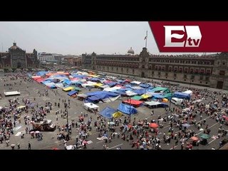 Granaderos evitan acceso de Asambleístas de barrio al Zócalo / Jazmín Jalil