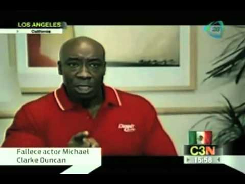 Fallece actor Michael Clarke Duncan