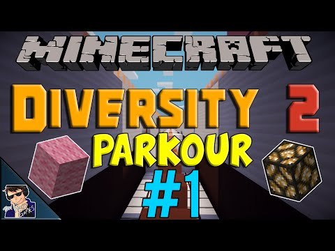 Minecraft Diversity 2 Adventure Map | Parkour #1 [Walkthrough / Playthrough]