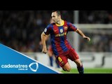Andrés Iniesta renueva contrato hasta 2018 con el Barcelona