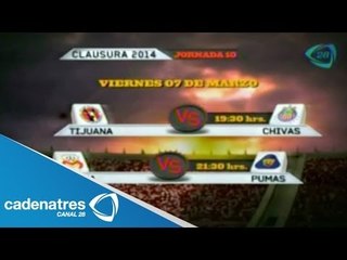 Próximos partidos de la Jornada 10 en el Futbol mexicano