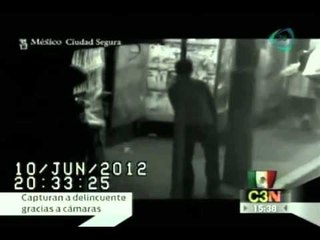 Detienen a Asaltante gracias a cámaras del DF