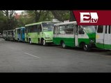 Transportistas se manifiestan en las instalaciones de la SETRAVI / Excélsior Informa con Mariana H