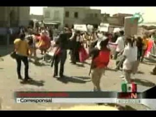 Activistas irrumpen e impiden muestra taurina en Morelia