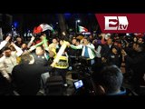 Celebran triunfo de la Selección Mexicana en el Ángel de la Independencia / Vianey Esquinca