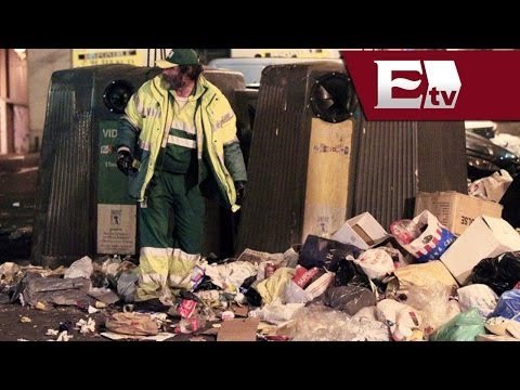Retiran decenas de toneladas de basura de las calles de Madrid / kimberly Armengol