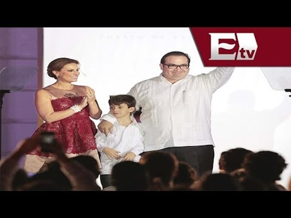 Javier Duarte, Gobernador de Veracruz presenta...