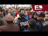 Enfrentamiento entre CNTE y granaderos en el Monumento a la Revolución / Todo México