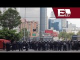 CNTE se manifiesta frente a la sede del PRI / Excélsior Informa con Mariana H
