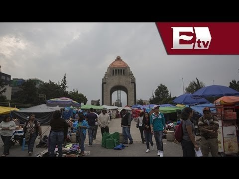 CNTE pide que habiliten Zócalo Capitalino para que abandonen el Monumento a la Revolución