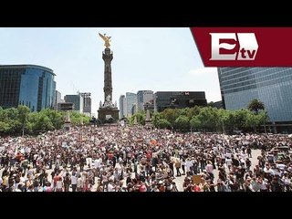 CNTE marcha al Ángel de la Independencia / Jazmín Jalil