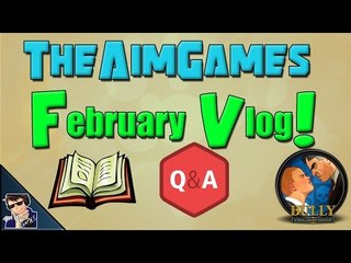 TheAimGames February Vlog 2015 - I have an intro?! (ft. Cats)