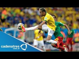Brasil golea 4-1 a Camerún con doblete de Neymar y enfrentará a Chile en octavos de final