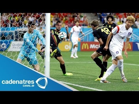 Bélgica pasa invicta a octavos de final tras vencer 1-0 a Corea del Sur