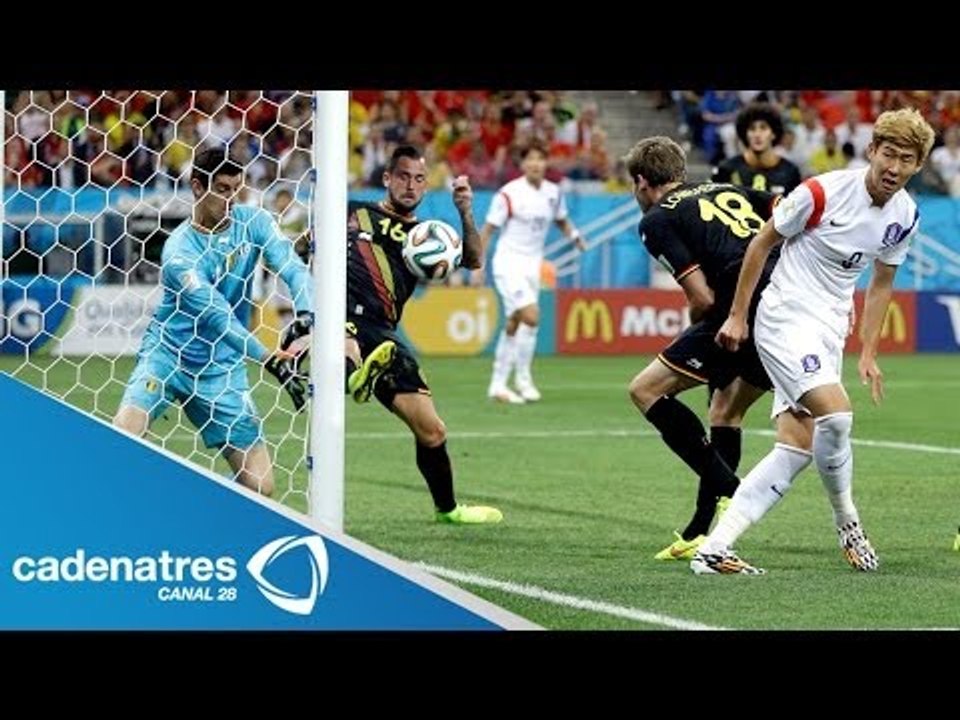 Bélgica pasa invicta a octavos de final tras vencer 1-0 a Corea del Sur