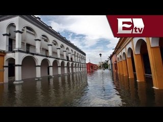 Comienzan labores de limpieza por inundaciones en Veracruz / Mariana H y Kimberly Armengol