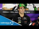 Encantado Checo Pérez por el regreso de la Fórmula 1 a México; prepara carrera en Hungría