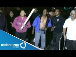 Colonos defienden a golpes el Parque Reforma Social