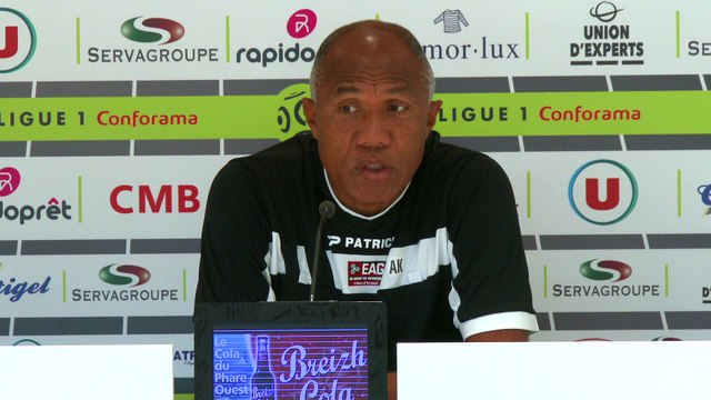 Le point presse d'Antoine Kombouaré avant Guingamp - Montpellier