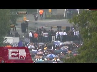 Encuentro entre estudiantes de IPN con Osorio Chong en Bucareli (Parte 2)