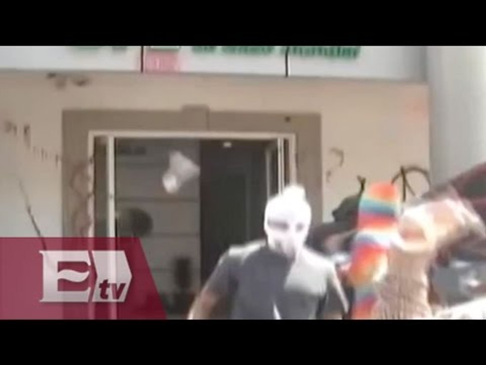 Encapuchados causan destrozos en Cuernavaca  / Todo México