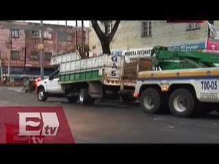 ÚLTIMA HORA Choca camión de gas en la colonia Obrera / Vianey Esquinca