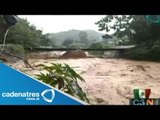 Tormenta Manuel deja daños catastroficos en Guerrero