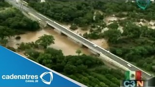 Supervisan autoridades zonas afectadas por lluvias en Tamaulipas