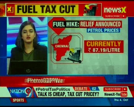 Centre cuts down Petrol, diesel prices by Rs 2.50; Congress claims it a panic reaction