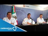 Peña Nieto reitera reconstrucción nacional por paso de ciclones Manuel e Ingrid