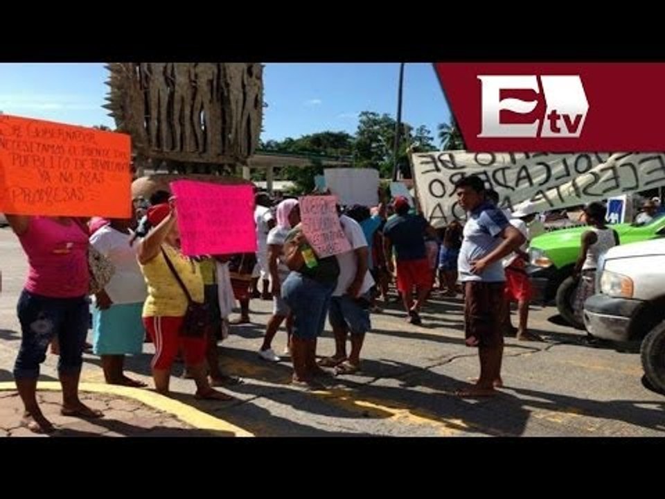 Damnificados de Tormenta "Manuel" se manifiestan / Todo México