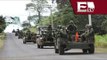 Cientos de militares llegaron Apatzingán en Michoacán a reforzar seguridad/Excélsior Informa