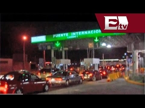 Automovilistas abarrotan entradas a Estados Unidos por Black Friday / Paola Barquet